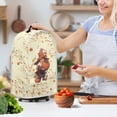 thumbnail image 3 of HELLHERO Pumpkin Music Pattern Washable Polyester Kitchen Blender Dust Cover with Thickened for Kitchen, 3 of 6