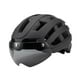 thumbnail image 1 of Casco de bicicleta con correa ajustable para la barbilla, cascos deportivos para patinaje, escalada y equitación. Negro, 1 of 8
