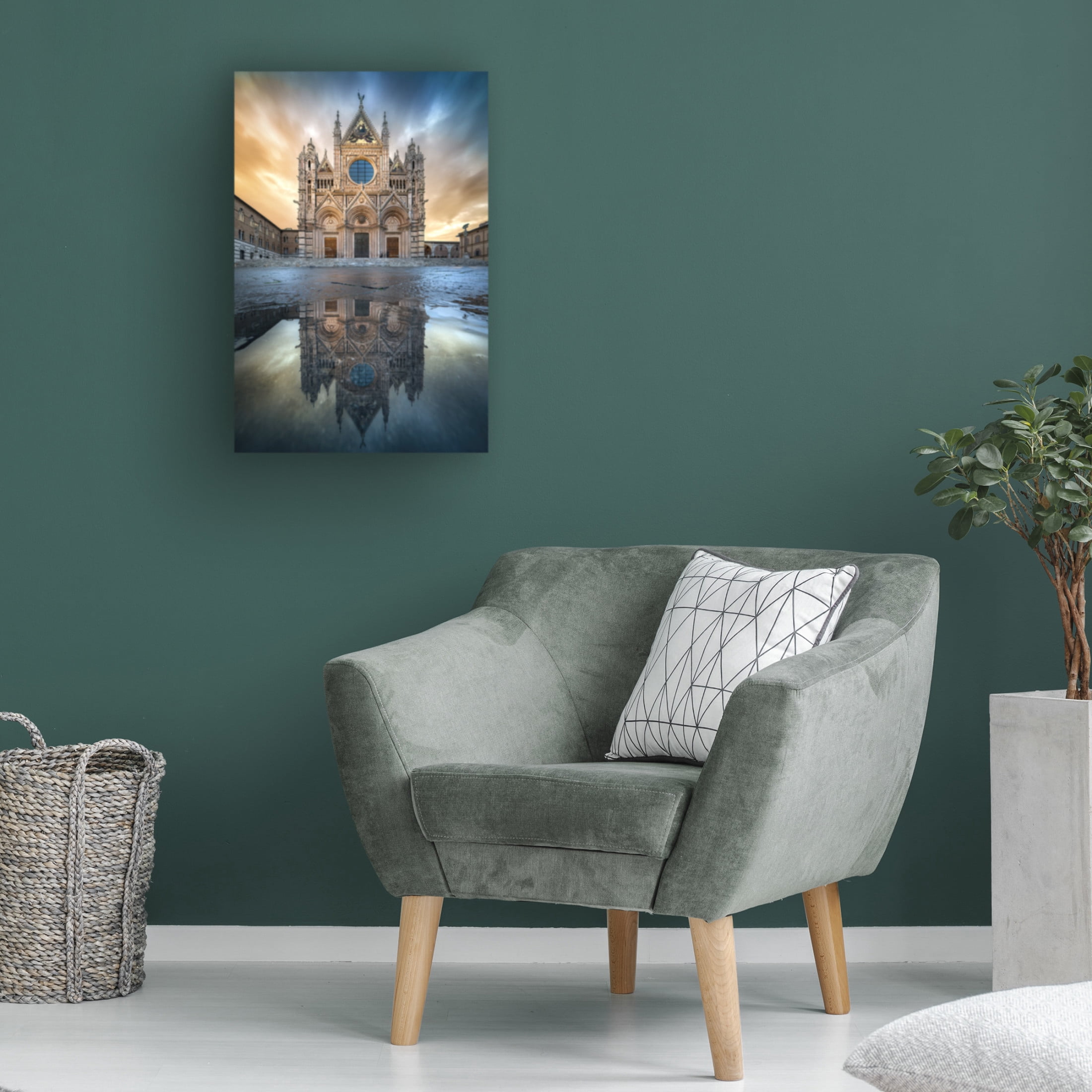 Canvas Wall Art - Alberto Ghizzi Panizza 'The Dome After The Rain' Wall Art for Living Room, Bedroom, or Office Décor by Trademark Fine Art - 16 x 24 Inches