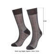 thumbnail image 4 of 1-5 Pairs Mens Silk Socks Sheer Dress Socks Ultra Thin Nylon Business Sox Summer Cool Crew Socks (black)1 Pair, 4 of 5