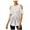 White - brightwhite, variant on bar III Womens Sheer Burnout Knit Blouse, White, Medium