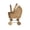 Yellow-C, variant on BingTong Woven Rattan Pram Shaped Flower Basket With Wheels, Cute Rural Style Storage Basket, Multifunctional Wicker Basket, Decor For Wedding Party Flower Arrangement Candy Display A