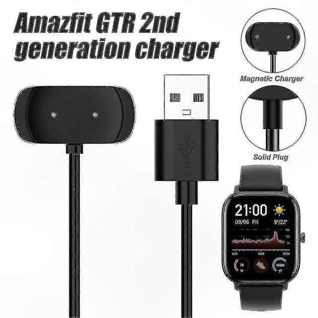 Smartwatch Cable Charger for Amazfit GTS 2 Mini GTR 2E T-Rex Pro Models