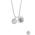 thumbnail image 2 of Delight Jewelry Stainless Steel Disc Stronger Braver Smarter Silvertone Script Initial Disc - Q - Charm Necklace, 20"+3", 2 of 4