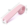thumbnail image 3 of 5Pcs Pink Rectangular Toilet Seat Clamper for Bathroom Use Elderly Anti-touching Seat Lifter, 3 of 9