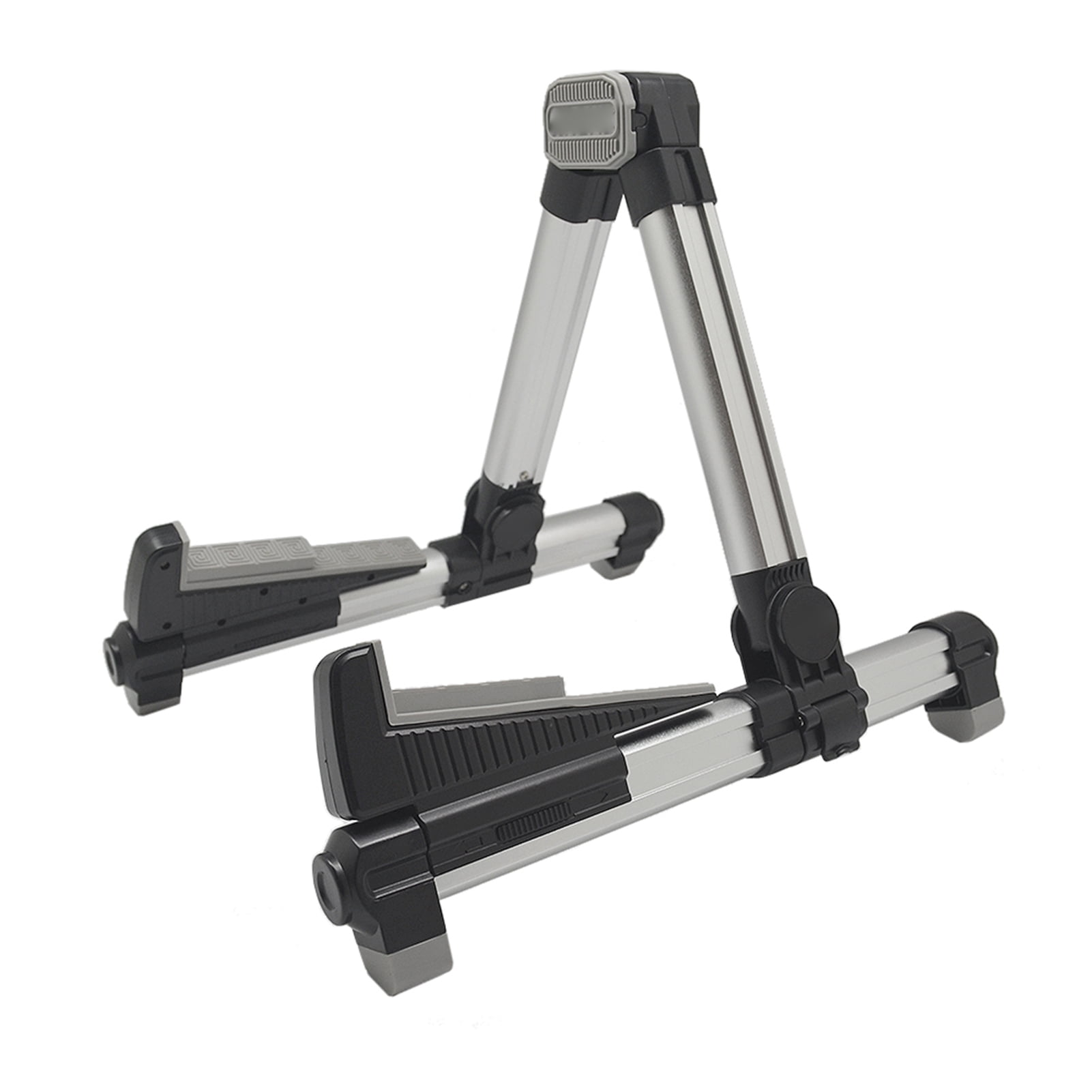 Portable Guitar Holder Holder -08 Folding Adjustable Universal String Instrument Guitar Stand Aluminum Alloy A-Frame for Banjo Acoustic Electric Classical Guitar Ukulele Bass Mandolin