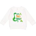 thumbnail image 2 of Inktastic I'm a Big Bro Dinosaur Boys Brother Announcement Toddler Sweatshirt, 2 of 4