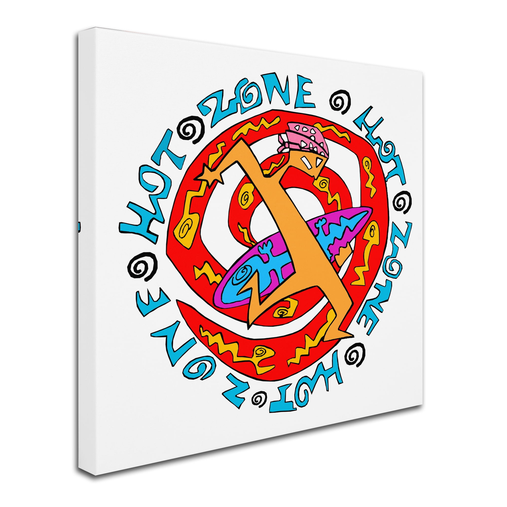 Trademark Fine Art 'Hot Zone' Canvas Art by Miguel Balbas