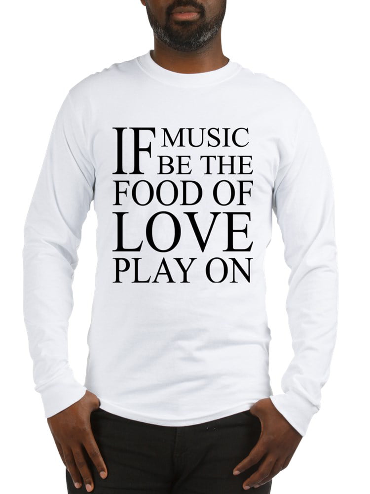 Unisex Cotton Long Sleeve T-Shirt Live in Musical CafePress 