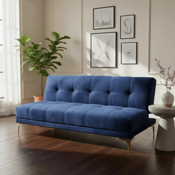 Sofá Cama Reclinable Okis Azul, 3 Posiciones, SALVANTO