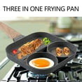 thumbnail image 5 of MOPOOR Nonstick Divided Grill Pan for Stove Tops, Non Stick Omelette Pan Aluminum 3 Compartment Versatile Breakfast Grilling Pan, Durable Square Grill Skillet, Steak Griddle Pan, 5 of 8
