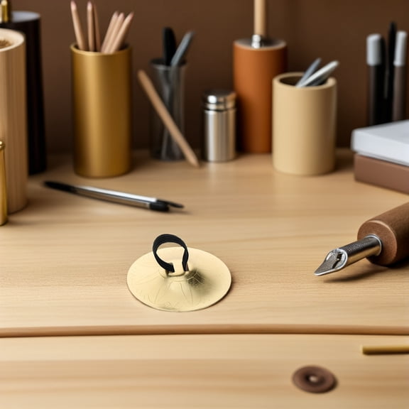 HONMEET 2 Pairs Lightweight Copper Finger Cymbals Golden Percussion Instrument for Music Performance and Practice