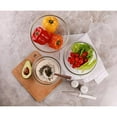 thumbnail image 3 of Bovado USA Glass Mixing Bowl 1.5 Quart Oven Freezer Dishwasher Safe Serving Storage, 3 of 7