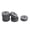 Gray, variant on YAHHU 23pcs Cymbal Replacement Accessories Drum Parts with Cymbal Stand Felts Drum Cymbal Felt Pads Wing Nuts Washers Sleeves Drum Key Black