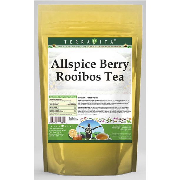 TerraVita Allspice Berry Rooibos Tea, (Allspice Berry, Rooibos Tea Bags