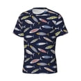 thumbnail image 3 of Rocae Sardine for Men's Moisture-Wicking Crew Tee - T-Shirt for Sports, Outdoor Activities, and Casual WearX-Large, 3 of 9