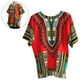 thumbnail image 5 of Hombres Mujeres Africana Dashiki Camisa Grande Clásica Colorida Cuello en Ropa úca Colcomx Camisa Africana Dashiki, 5 of 8
