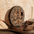 thumbnail image 6 of ShamanCeltic Drum,Vintage Musical Instrument,Siberian Spirit Music Tambourine,Includes Drumstick,Handmade Home Decor,1 * Shaman Celtic Drum,As Shown, 6 of 6