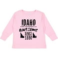 thumbnail image 3 of Inktastic Idaho Awesome Since 1890 Boys or Girls Long Sleeve Toddler T-Shirt, 3 of 5