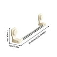 thumbnail image 3 of Towel Rack Suction Cup No-Drill Wall Mount | Strong Grip Bathroom Towel Holder | Modern Punch-Free Organizer Shelf | Rustproof Plastic | Versatile Storage | 1-Pack, 3 of 3