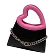 thumbnail image 4 of Mini bolso de mano de moda, bolso de mujer con forma de corazón, bolso de mujer, mini bolso de precisión diseñado, 4 of 8