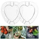 thumbnail image 4 of BRIGHTFUFU 3 moldes de fresa en forma de corazón, herramienta reutilizable para formar frutas de jardín, molde transparente para dar forma a fresas, tomates, otras verduras, 4 of 8