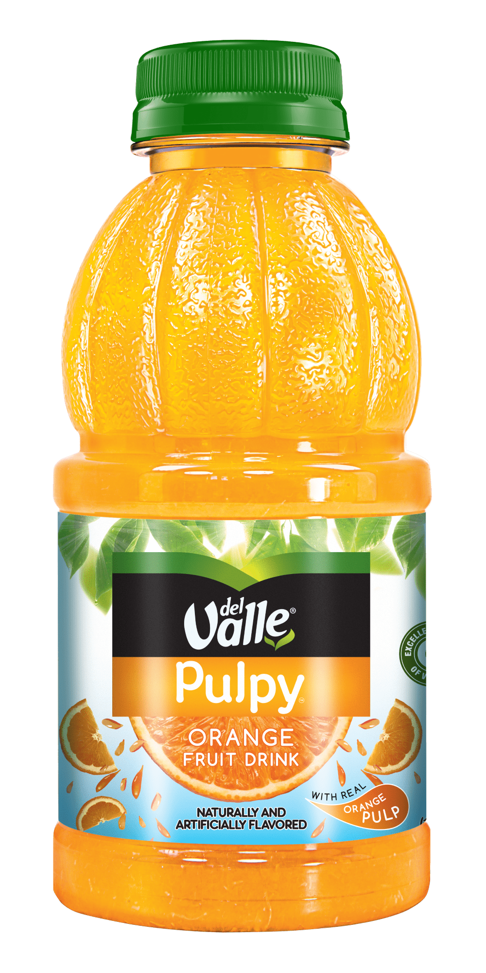 Del Valle Pulpy Orange Juice, Juice Drink, 16 fl oz Plastic Bottle