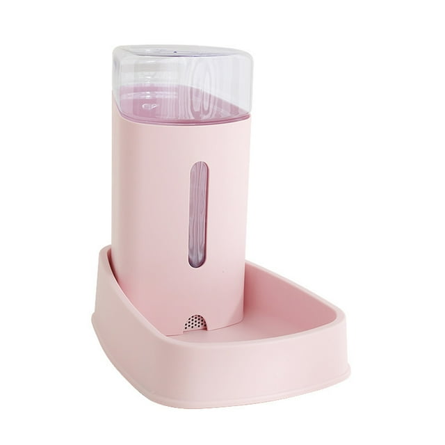 mmirethe Distributeur d'Eau pour Chat Sûr et Grande Capacité pour Ami Félin Distributeur d'Eau Rose Humanisé