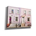 thumbnail image 2 of Epic Graffiti 'London Pink Purple Houses' by Keri Bevan, Giclee Canvas Wall Art, 54"x40", 2 of 8