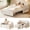 Beige, variant on Xinwanna 3-in-1 Convertible Sofa Bed, Adjustable Backrest Pull Out Couch, Loveseat Sleeper Bed with Charging Station, Cup Holder, 2 Pillows, Side Pockets, for Living Room, Guest Bedroom, Apartment