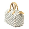 thumbnail image 2 of Pre-Owned Louis Vuitton Ivory Speedy 25 Handbag Damier Azur, 2 of 10
