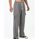 thumbnail image 5 of Pantalones largos para hombre, informales, holgados, ventilados, con bolsillos y cordón, para ejercicio al aire libre, rectos, de poliéster., 5 of 9