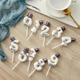 thumbnail image 2 of One opening Boys Girls Numeral Birthday Candles Cake Topper with Bowknot/Hat, 2 of 7