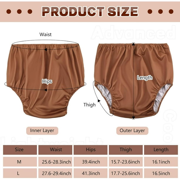 Adult Diaper Cover for Incontinence, Active Waterproof Latex Pants