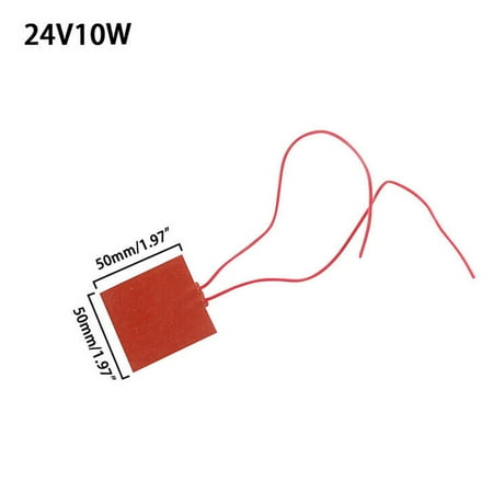 

GLFSIL 24V Silicone Heater Pad Heaters Waterproof Heater Hot Plate Silicone Heat Pad