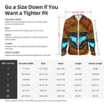 thumbnail image 5 of Gaeub Butterfly Alighted On Sunflowers Men's and Women's UPF 50+ Long-Sleeved Sun Protection Clothing, Fishing Shirt Long Sleeve Zip-3X-Large, 5 of 7