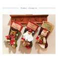 thumbnail image 2 of Christmas Stocking,20'' Classic Christmas Stocking Santa, Snowman, Reindeer,Xmas Character 3D Plush with Faux Fur Cuff Christmas Decorations and Party Accessory(Santa), 2 of 5