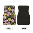 thumbnail image 2 of Balery Colorful Roses Pattern 4-Piece Floor Mats, Heavy-Duty Rubber Liners, Anti-Slip Design, All-Season Automotive Protection, Vehicles, Cars, Trucks, and SUVs, 2 of 5