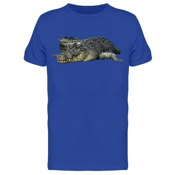 Crocodile Lying On The Ground T-Shirt Men -Image by Shutterstock, Male Large
