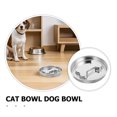 thumbnail image 3 of BRIGHTFUFU Comedero De Alimentación Para Mascotas En Inoxidable Con Estable Y Antivuelco, 3 of 7