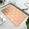 thumbnail image 6 of Kbndieu Bathroom Rugs Sets 2 Piece, Super Absorbent Bath Rugs Quick Dry Bath Mats Set, Non-Slip Ultra Soft Carpet Washable Mats for for Bathroom, Tub, Shower, Gold, 6 of 6