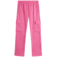 thumbnail image 6 of Real Love Girls Sweatpants Set - 2 Piece Fleece Hoodie and Flare Cargo Pants Activewear Set (7-16), 6 of 7