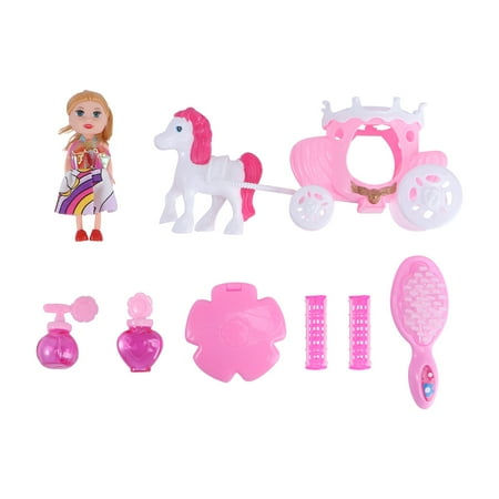 

NUOLUX Horse Accessories House Clothes Stuff Horses Toys Kids Girlsfurniture Styling Head Playset Lol Collection