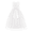 White, variant on Oudiya Flower Girls Dress Bowknot V-Back Formal Pageant Ball Gown Party Wedding Tulle Long Dresses, 4-12Y