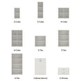 thumbnail image 2 of Join Stackable 3-Cube Wood White Bookcase, 2 of 13