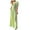 Light Green, variant on Women's Plus Size Wide Leg Jumpsuit - Solid Color, Short Sleeve, Fashionable & Elegant, All-Season Fit - S-XXXL