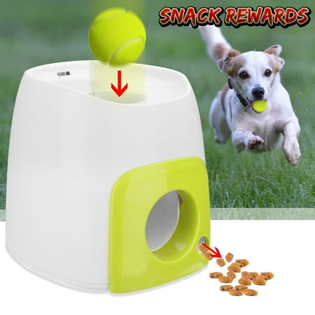 Automatic Tennis Ball Roll Out with Ball for Dogs Cat Pet Game Training