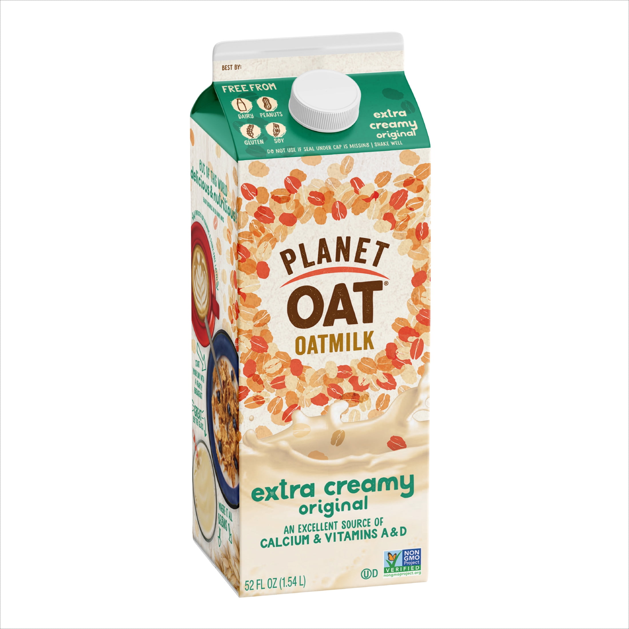 Planet Oat Extra Creamy Original Oat Milk, 52 oz