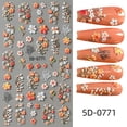 thumbnail image 4 of 5D Embossed Nail Art Stickers, 3D Floral Self-Adhesive Nail Decals, DIY Spring Nail Decoration for Women, 4 of 7