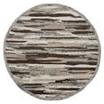 thumbnail image 1 of LR Resources SINUO54121NMT40RD Distressed Cabin Camouflage Round Area Rug, 1 of 1